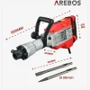 Arebos Abbruchhammer 1700W - Rot Outlet