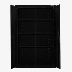 Arebos Aktenschrank_Garagenschrank 155 x 90 x 40 cm mit Rollen Discount