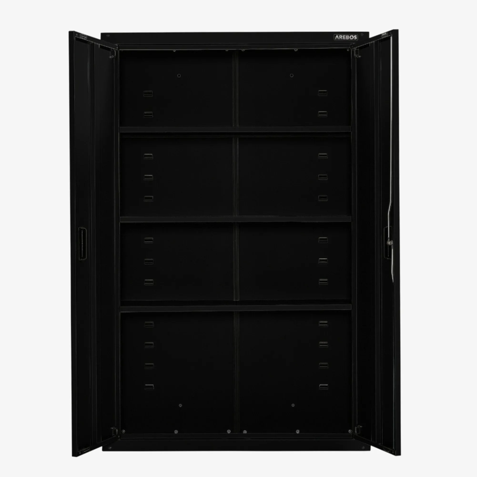Arebos Aktenschrank_Garagenschrank 155 x 90 x 40 cm mit Rollen Discount
