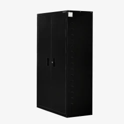 Arebos Aktenschrank_Garagenschrank 140 x 90 x 40 cm Schwarz Best