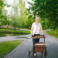 Arebos Alu Rollator - klappbar inkl. Einkaufstasche New