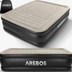 Arebos Aufblasbare Matratze Luftbett Doppel Outlet