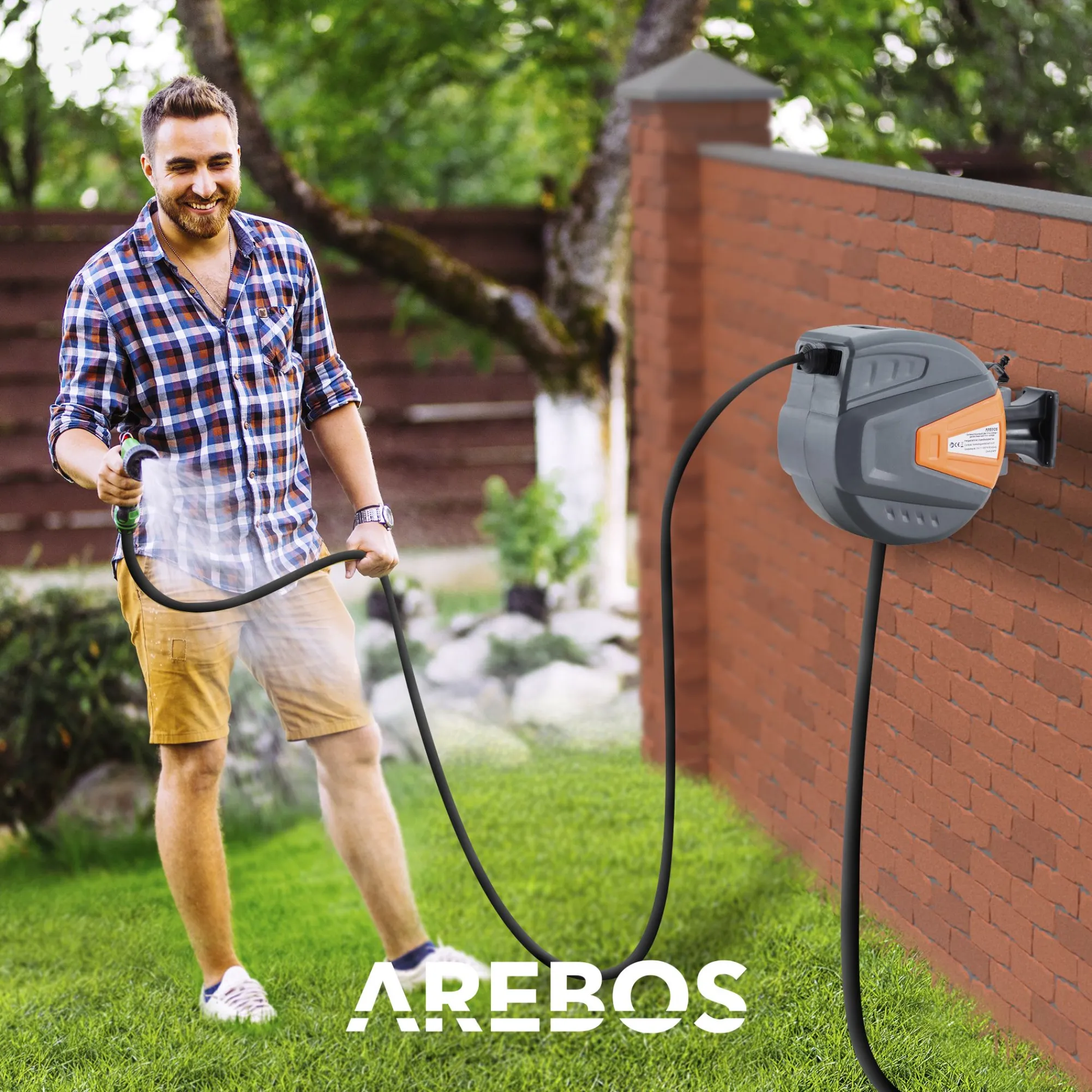 Arebos Automatischer Gartenschlauchaufroller 20m Best
