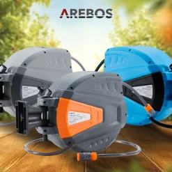 Arebos Automatischer Gartenschlauchaufroller 30 m Sale