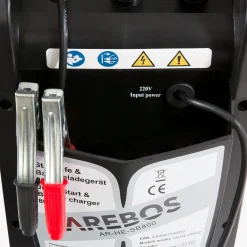 Arebos Batterieladegerät 800Ah mit Starthilfe Clearance