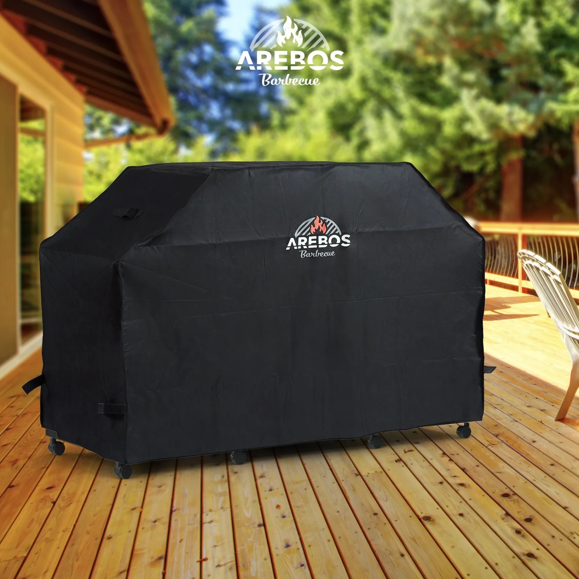 Arebos BBQ Grillhaube Abdeckung 147 x 61 x 122 cm Sale