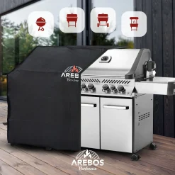 Arebos BBQ Grillhaube Abdeckung 147 x 61 x 122 cm Sale