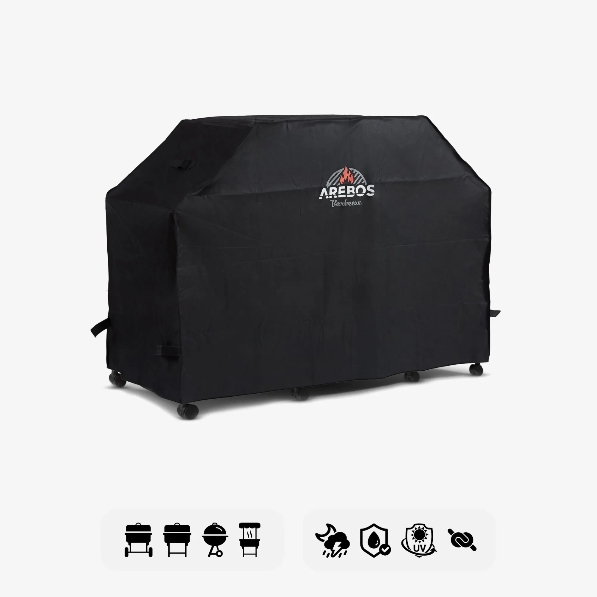Arebos BBQ Grillhaube Abdeckung 163 x 61 x 122 cm Outlet