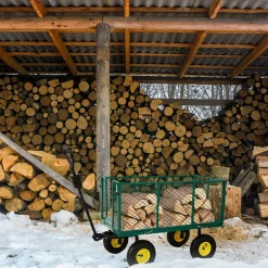 Arebos Bollerwagen 550kg grün Online