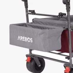 Arebos Bollerwagen mit Dach - Luxus Clearance