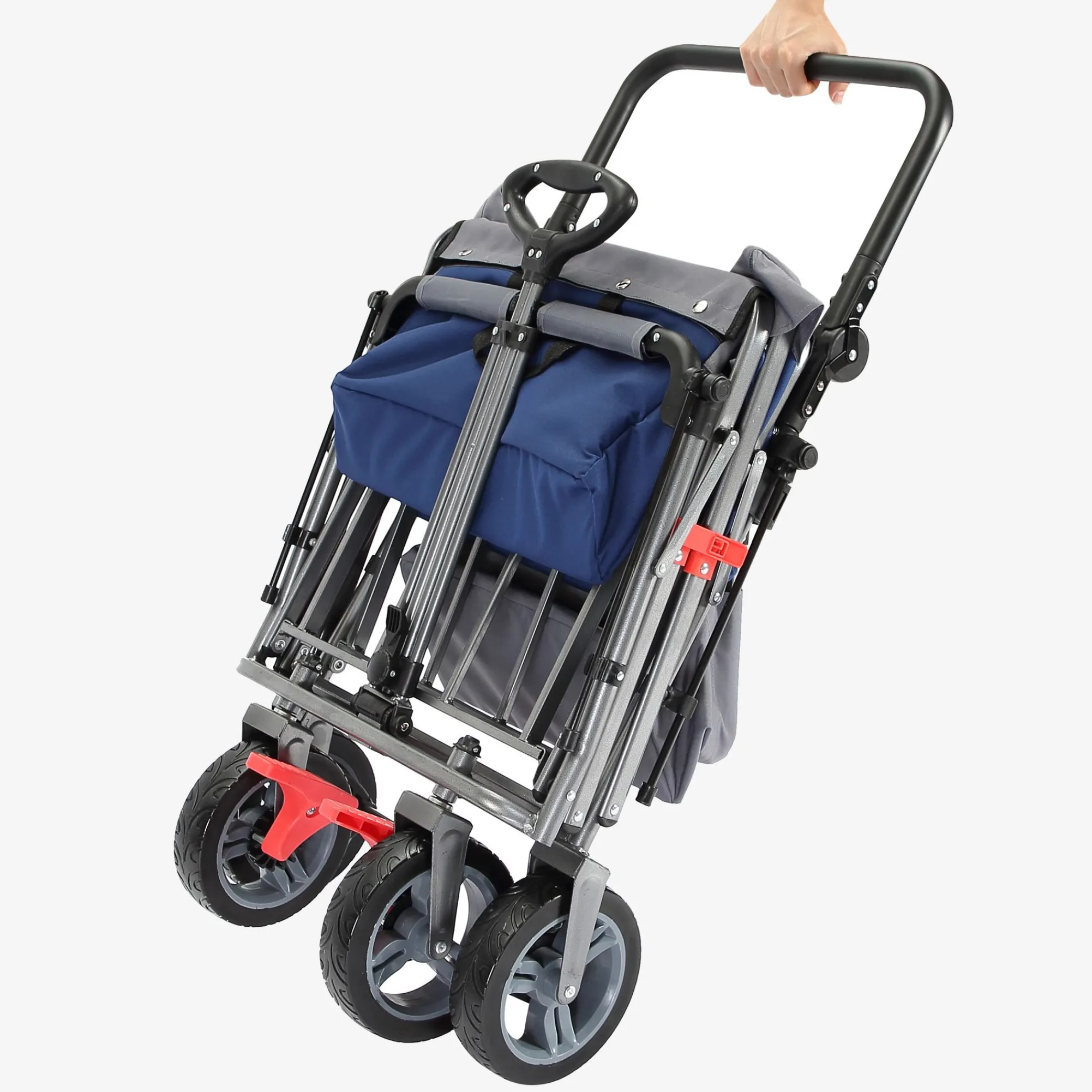 Arebos Bollerwagen mit Dach Premium