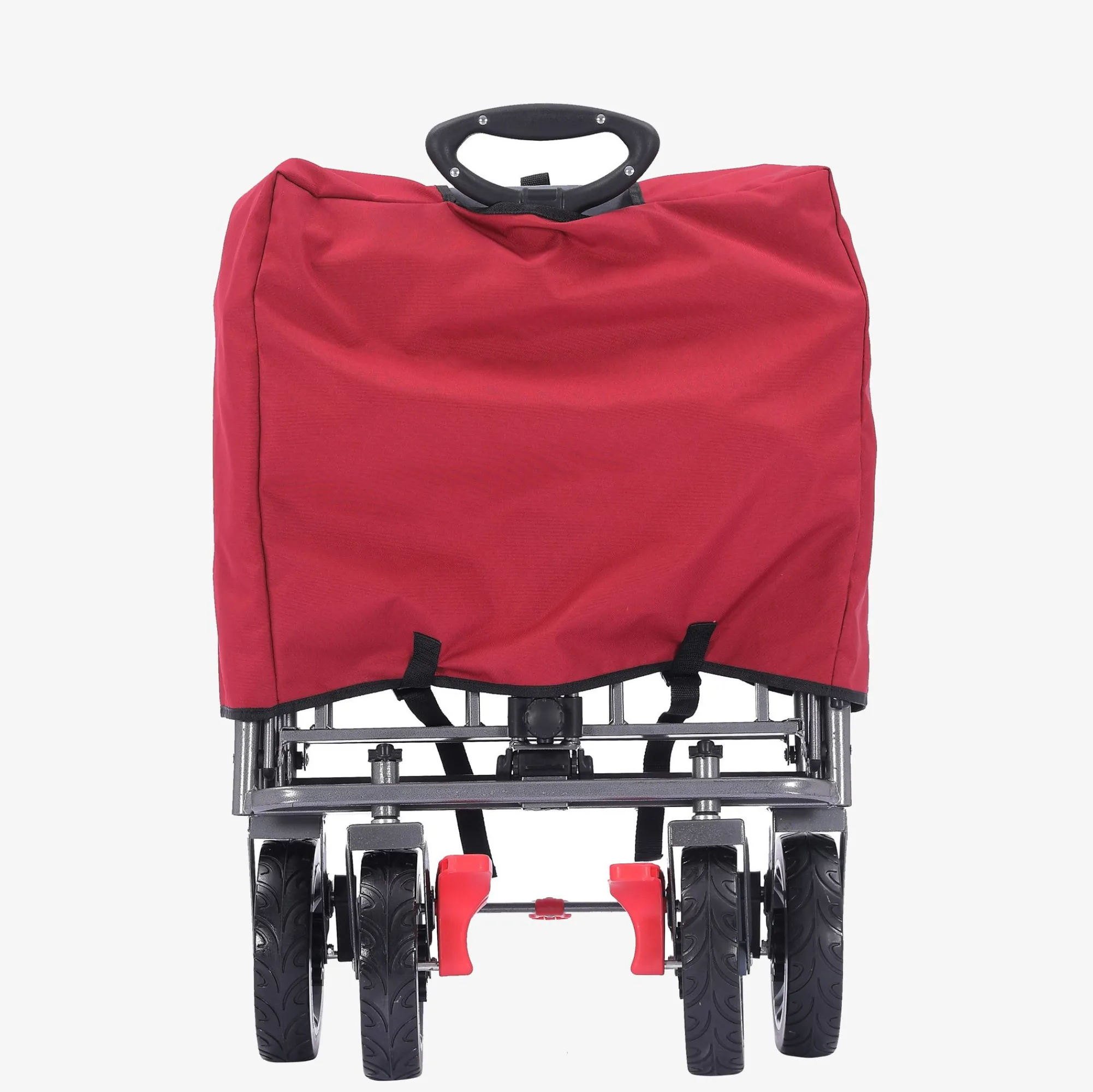 Arebos Bollerwagen mit Dach Premium