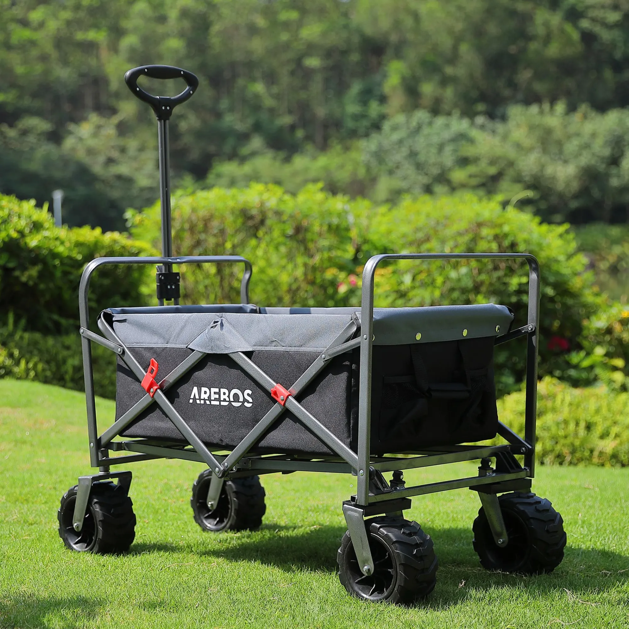 Arebos Bollerwagen ohne Dach Outlet