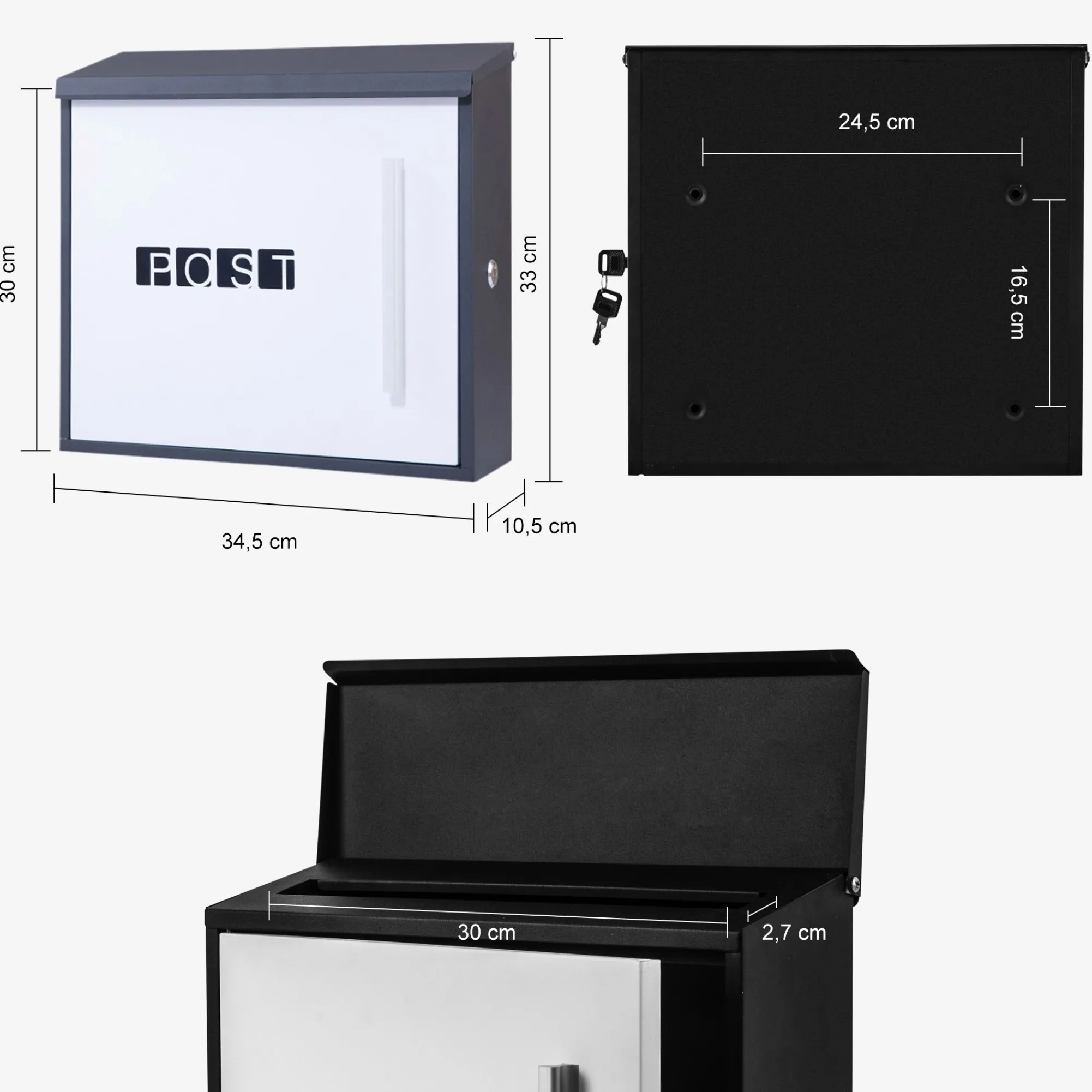 Arebos Briefkasten 15979 Outlet