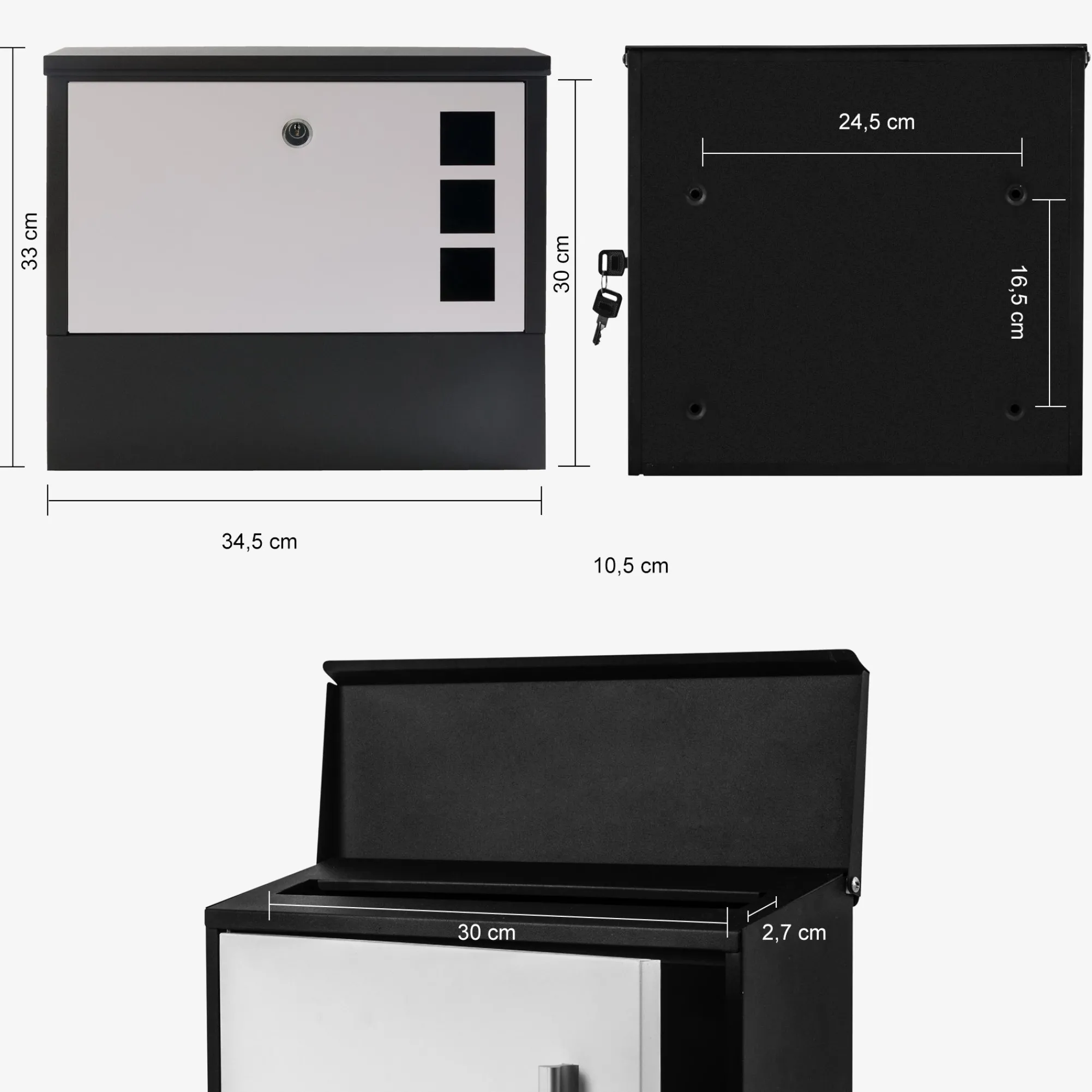 Arebos Briefkasten 16439 Outlet