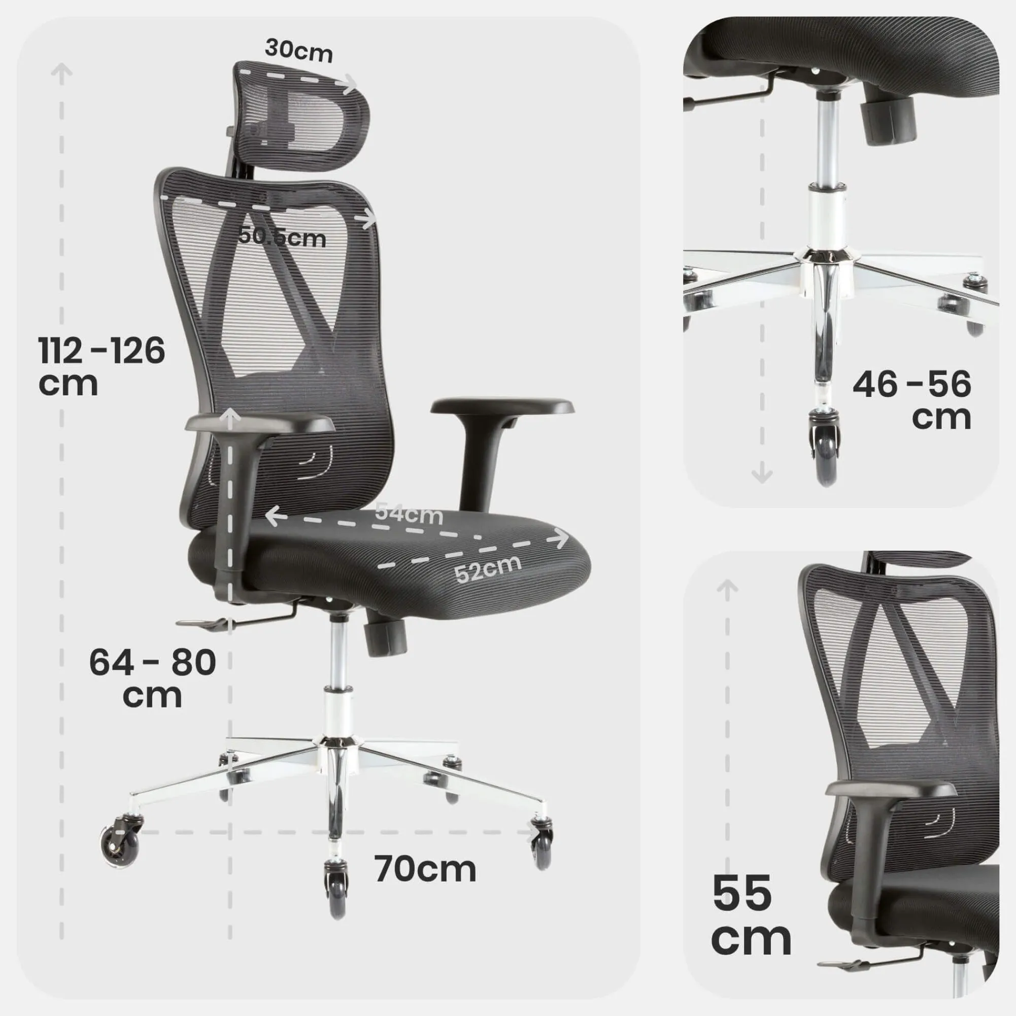 Arebos Bürostuhl Premium Sale