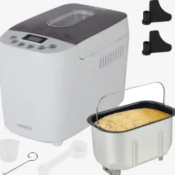 Arebos Brotbackautomat 1500g 15 Programme weiß Sale