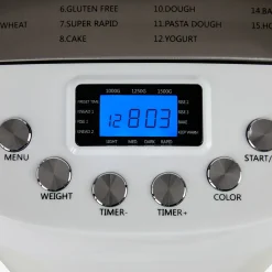 Arebos Brotbackautomat 1500g 15 Programme weiß Sale