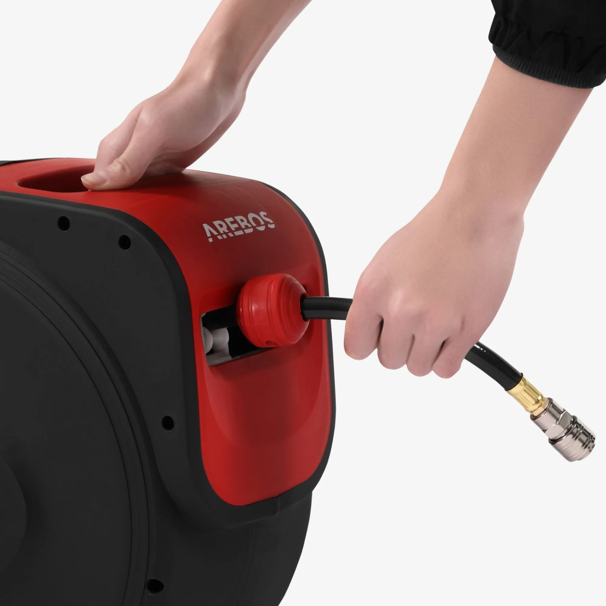 Arebos Druckluftschlauch Aufroller 30 m Clearance
