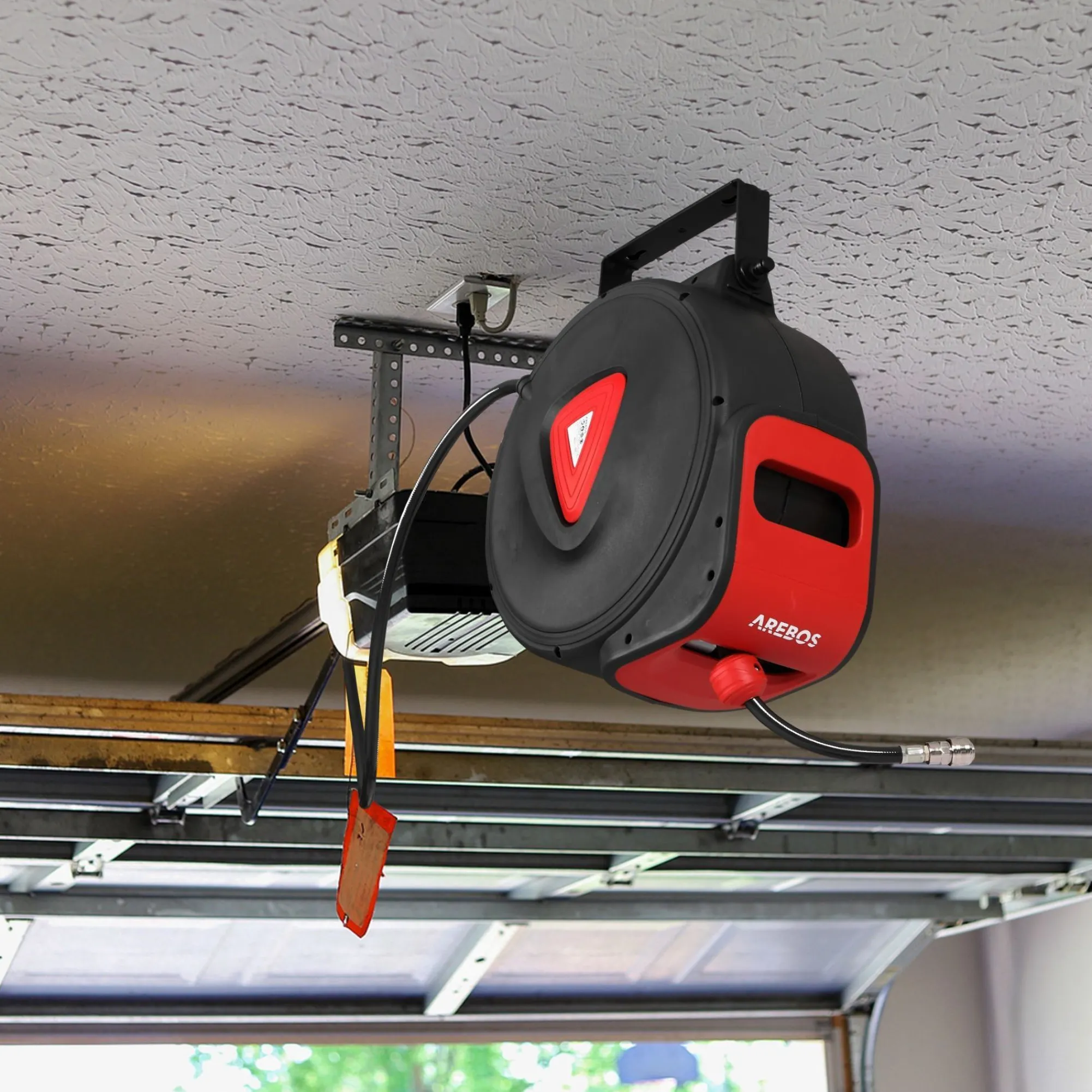 Arebos Druckluftschlauch Aufroller 30 m Clearance