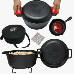 Arebos Dutch Oven 2in1 Discount