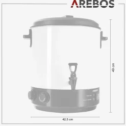 Arebos Einkochautomat 28L 1800W mit Thermostat + Timer Best
