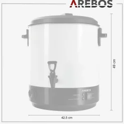 Arebos Einkochautomat 28L 2500W mit Thermostat Sale