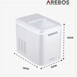 Arebos Eiswürfelmaschine 2.2L