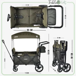 Fablekids Bollerwagen LEO X2 Lite New