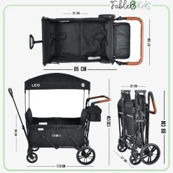 Fablekids Bollerwagen LEO X2 Lite New