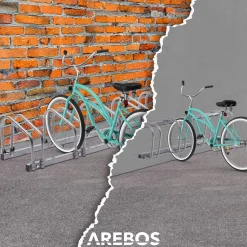 Arebos Fahrradständer für 4 Fahrräder Clearance