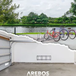 Arebos Fahrradständer für 4 Fahrräder Clearance