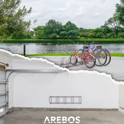 Arebos Fahrradständer für 5 Fahrräder Discount