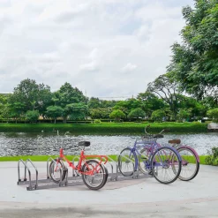 Arebos Fahrradständer für 6 Fahrräder Discount