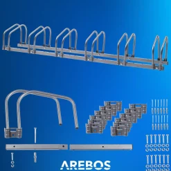 Arebos Fahrradständer für 6 Fahrräder Discount