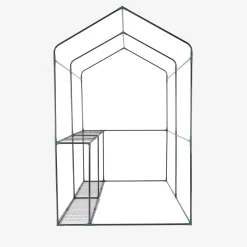 Arebos Foliengewächshaus mit Ablagen 120 x 186 x 190 cm New