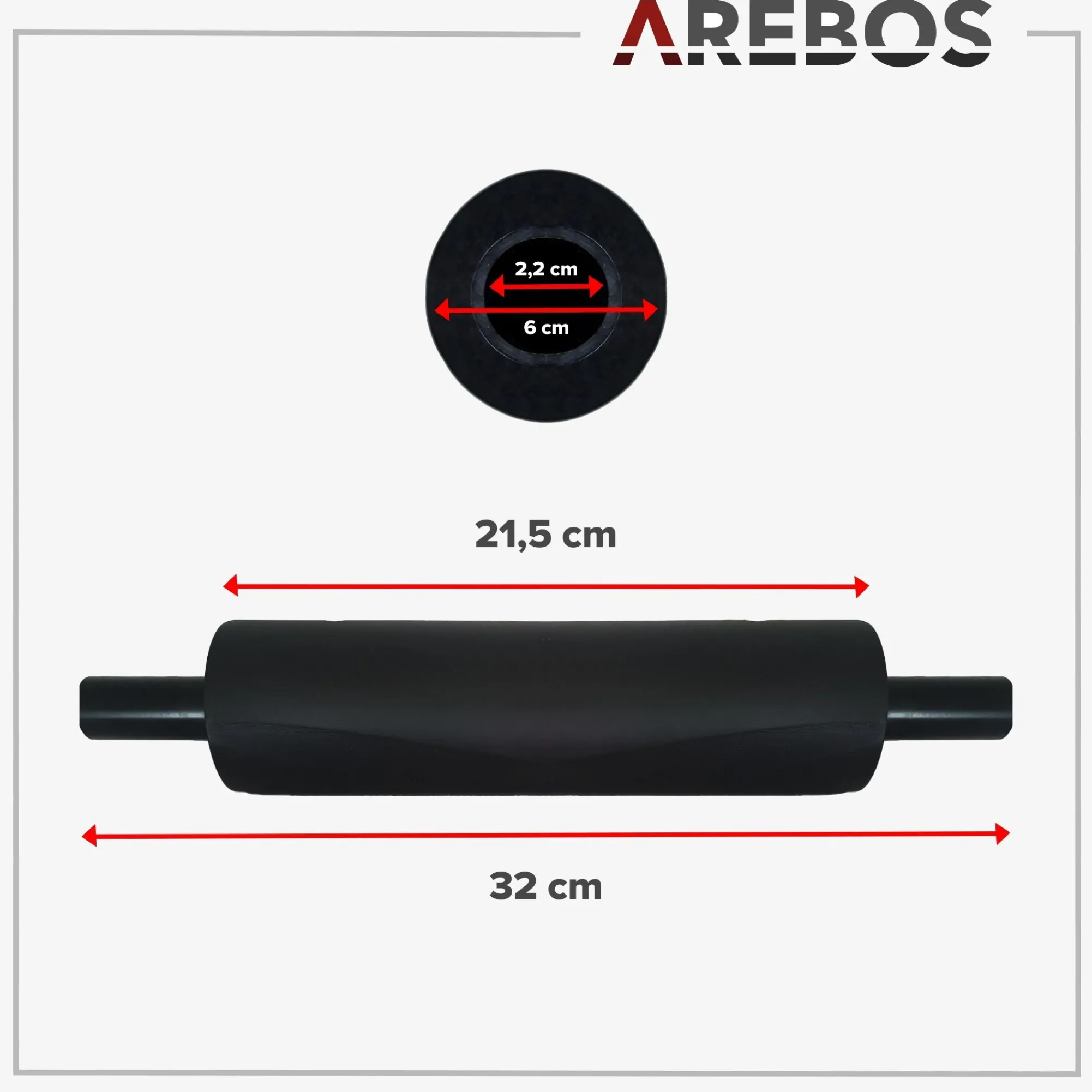 Arebos Fußstütze für SUP Board Hot