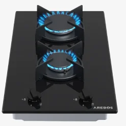 Arebos Gaskochfeld 30cm 2 Brenner Outlet