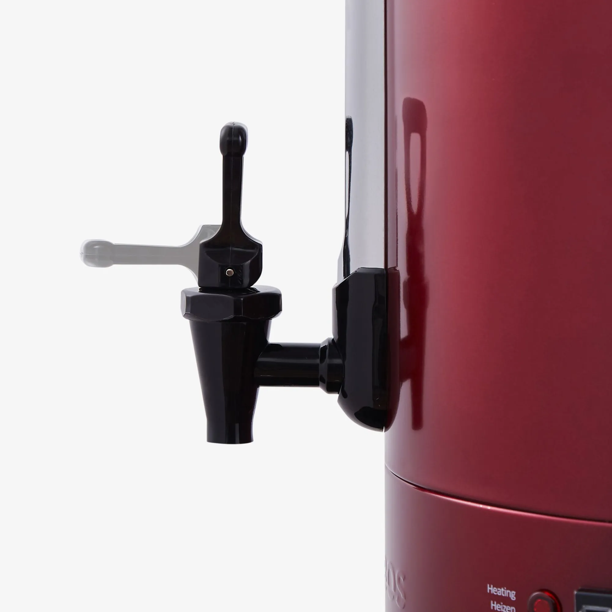 Arebos Glühweinkocher 6,8 L Rot Hot