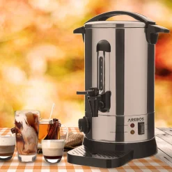 Arebos Glühweinkocher 8,8L 950W Edelstahl New