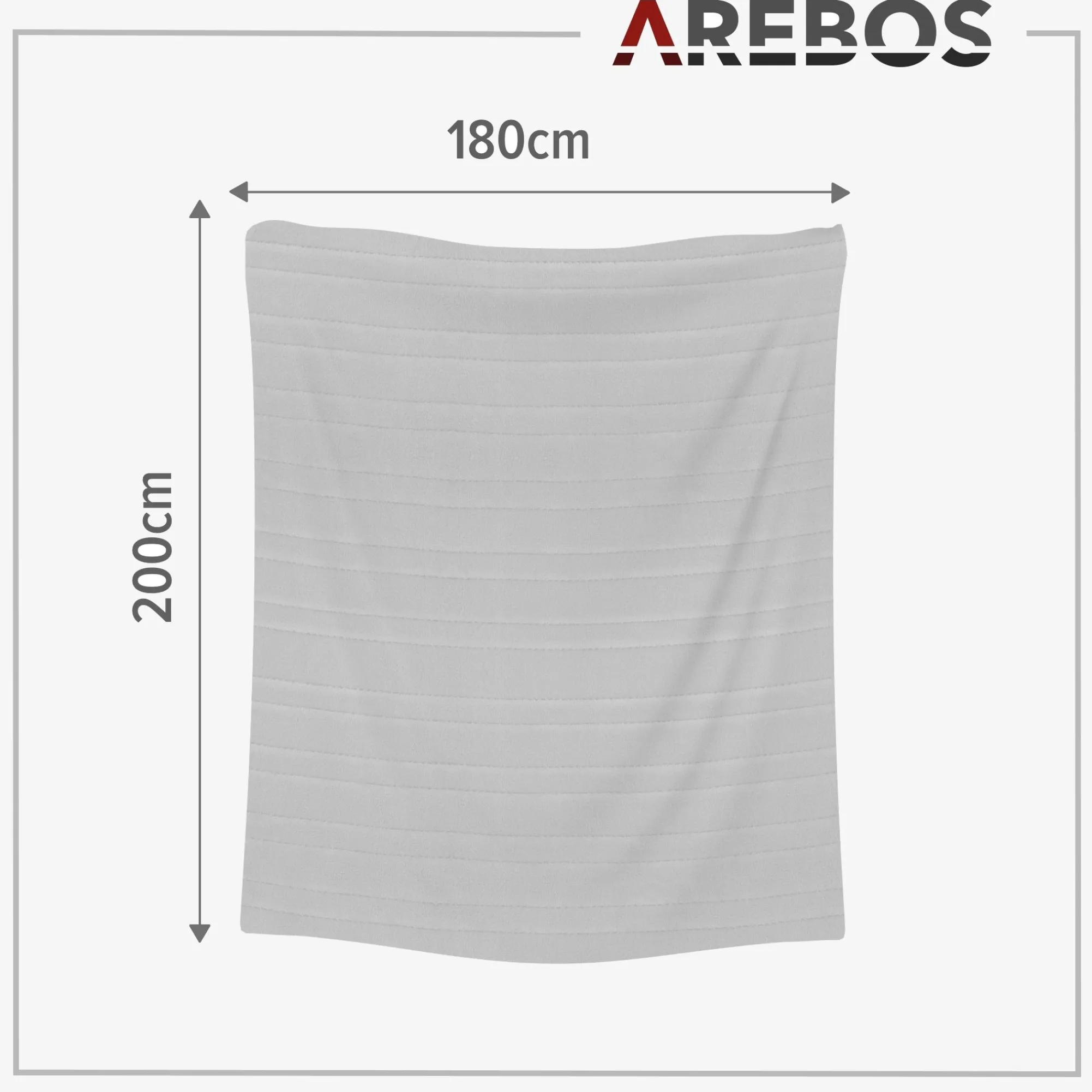 Arebos Heizdecke 200x180cm Hot