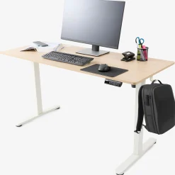 Arebos Höhenverstellbarer Schreibtisch 140 x 60 cm