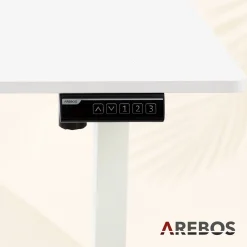 Arebos Höhenverstellbarer Schreibtisch 140 x 60 cm