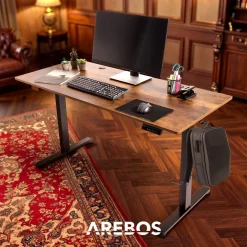 Arebos Höhenverstellbarer Schreibtisch 120 x 60 cm Clearance