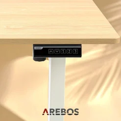 Arebos Höhenverstellbarer Schreibtisch 160 x 80 cm