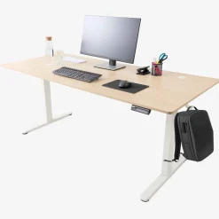 Arebos Höhenverstellbarer Schreibtisch 160 x 80 cm