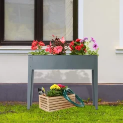 Arebos Hochbeet aus Metall - Anthrazit Outlet
