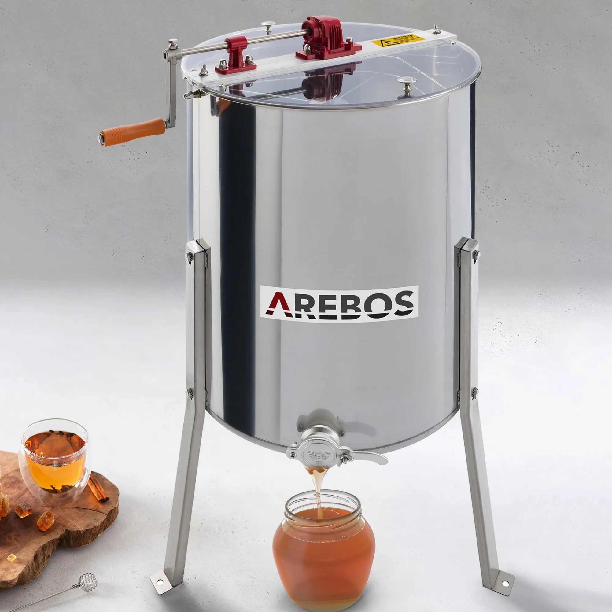 Arebos Honigschleuder ECO 4 Rahmen Clearance