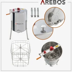 Arebos Honigschleuder ECO 4 Rahmen Clearance