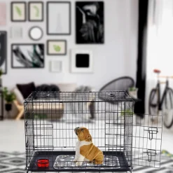 Arebos Hundekäfig klappbar 30" M Clearance